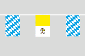 Bayern Vatikan Flaggenkette