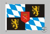 Bayern Königsbanner Flagge / Fahne für höhere Windlasten