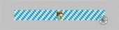 Bayern Raute mit Wappen Tischband
