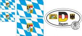 Bayern Raute Aufkleber