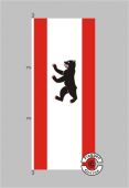 Berlin Hochformat Flagge