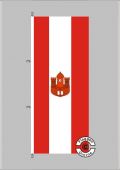 Borken Hochformat Flagge