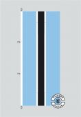 Botswana Hochformat Flagge