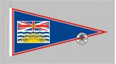 British Columbia Bootsstander Wimpel 