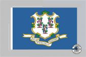 Connecticut Tischflagge