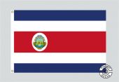 Costa Rica mit Wappen Flagge
