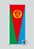 Eritrea Hochformat Flagge