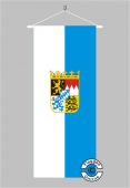 Bayern mit Wappen Banner Flagge