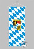 Bayern Raute mit Wappen Banner Flagge