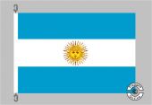 Argentinien m. Wappen Flagge