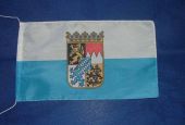 Bayern mit Wappen Tischflagge