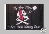 Pirat Time Flies Flagge