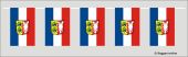 Schleswig-Holstein mit Wappen Flaggenkette