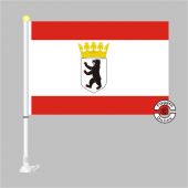 Berlin Bär mit Krone Autoflagge
