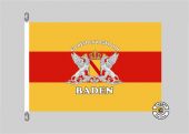 Baden Großherzogtum Schriftzug Großherzogthum Baden Flagge