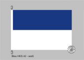 Blau-Weiß Streifenflagge 
