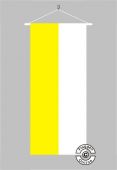 Kirchenbanner gelb weiß 
