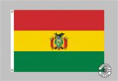 Bolivien mit Wappen Flagge