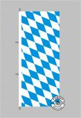 Bayern Raute Hochformat Flagge