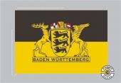 Baden-Württemberg großes Landessiegel Tischflagge