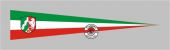 Nordrhein-Westfalen mit Wappen alt Aufkleber