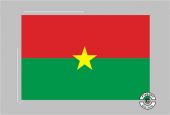 Burkina Faso Tischflagge