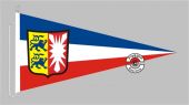 Schleswig-Holstein mit Wappen Bootsstander Wimpel 