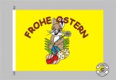 Frohe Ostern gelb Flagge