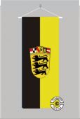 Baden-Württemberg mit Wappen Banner Flagge