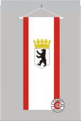 Berlin Bär mit Krone Banner Flagge
