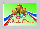 Frohe Ostern Schleswig-Holstein Flagge