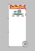 Prince Edward Island Flagge Hochformat 
