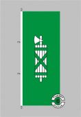 St. Gallen Flagge Hochformat 