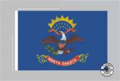 North Dakota Tischflagge