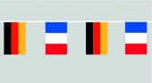 Deutschland Frankreich Flaggenkette