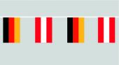 Deutschland Österreich Flaggenkette