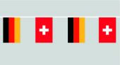 Deutschland Schweiz Flaggenkette