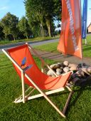 Liegestuhl mit Werbedruck 