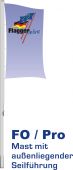 Alu-Flaggenmast Pro, 5,5 Meter