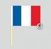 Frankreich Stockflagge
