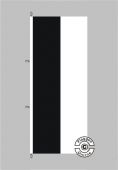 Freiburg Flagge Hochformat 
