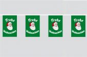 Frohe Weihnachten Flaggenkette