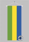 Gabun Banner Flagge