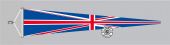 Großbritannien Langwimpel mit Querholz