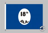 Hardy Corps 18th Alabama Flagge