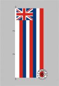 Hawaii Flagge Hochformat 