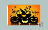 Halloween Kürbisse Flagge