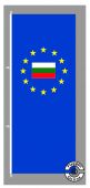 Europa Bulgarien Hochformat Flagge