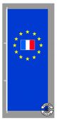 Europa Frankreich Hochformat Flagge