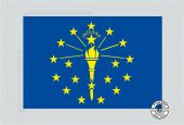 Indiana Tischflagge